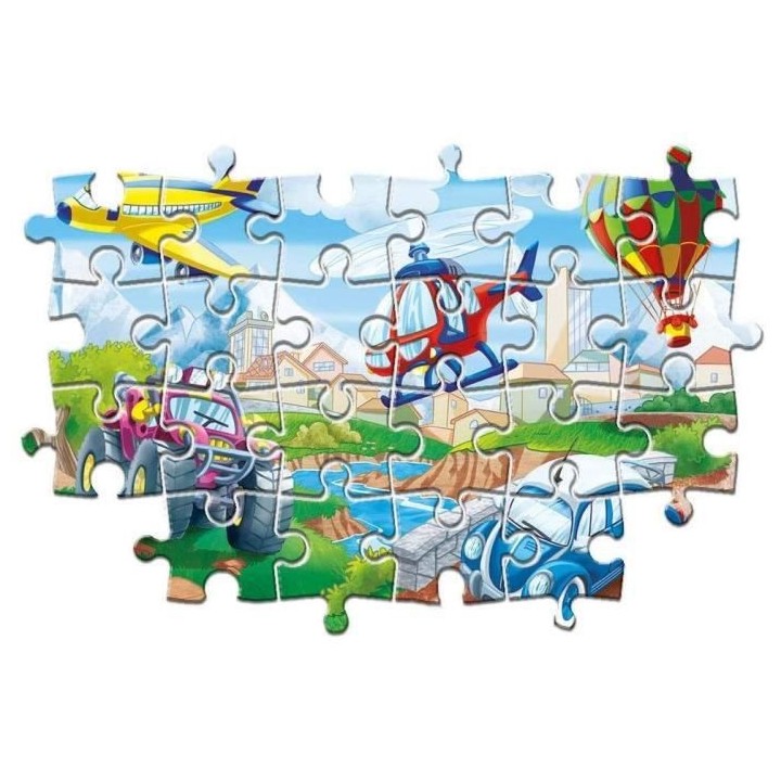 Clementoni - 2x60 pieces - Means of Transport