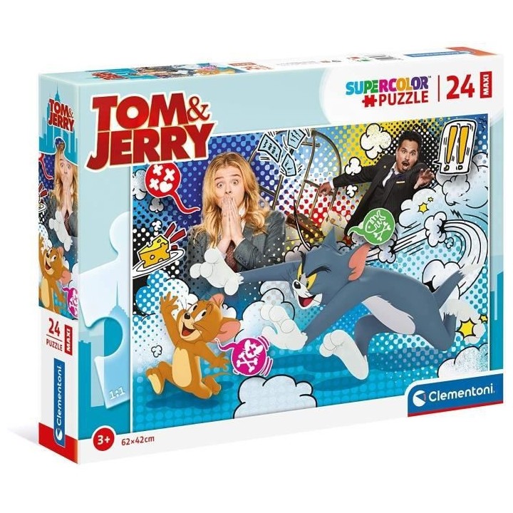 Clementoni - 24 pieces Maxi - Tom & Jerry