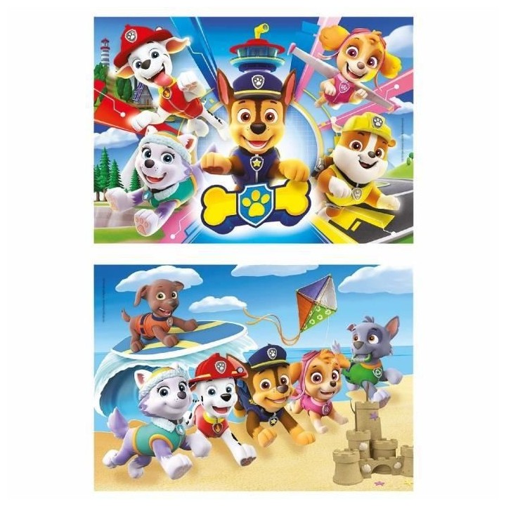 CLEMENTONI - 24776 - SuperColor 2x20 pieces - Pat'Patrouille