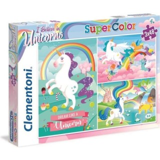 Clementoni - 3x48 pieces - Licornes