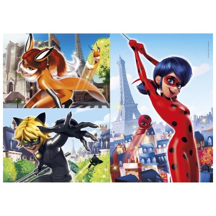 Clementoni - 3x48 pieces - Miraculous