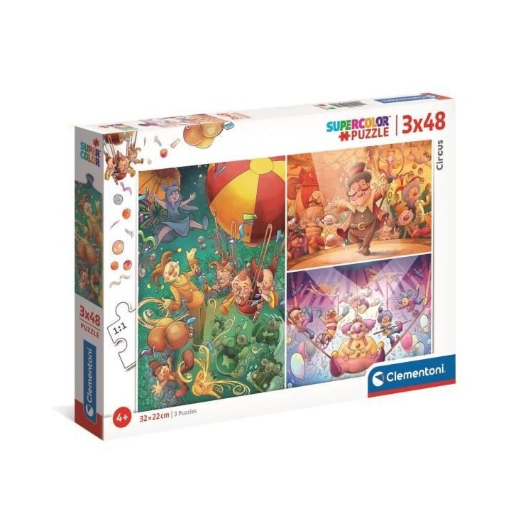 Clementoni - 3x48 pieces - Le Cirque