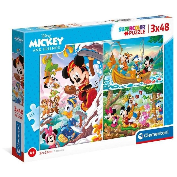 Clementoni - 3x48 pieces - Mickey