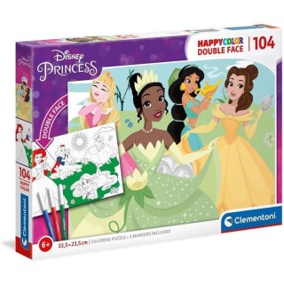 Clementoni - Happy Color 104 pieces - Princess