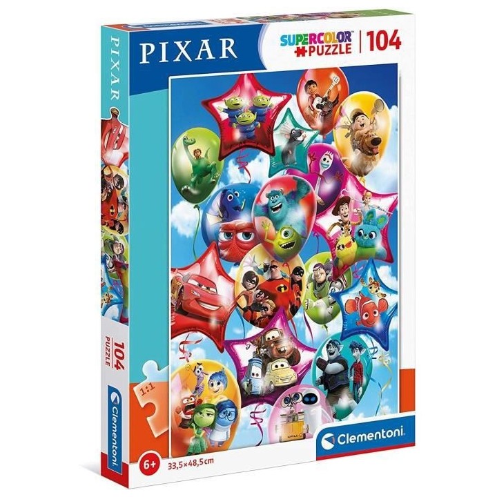 Clementoni - 104 pieces - Pixar Multi