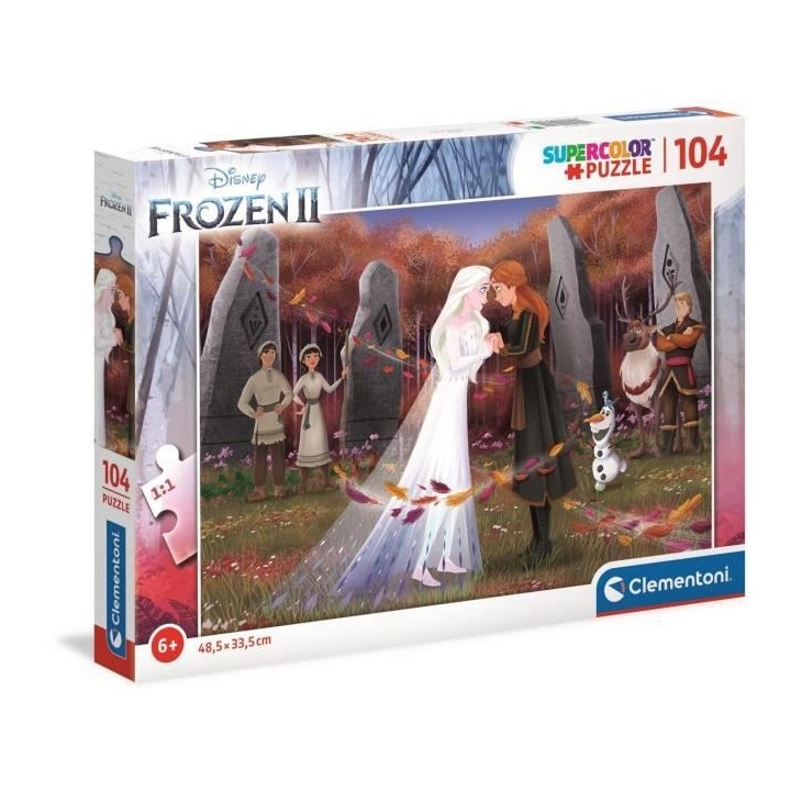 Clementoni - 104 pieces - La Reine des Neiges 2