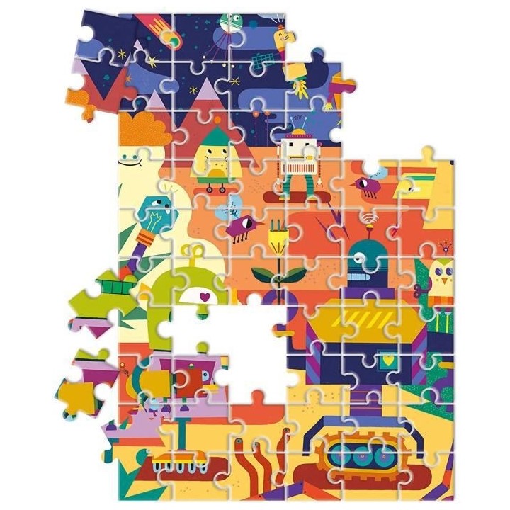 Clementoni - Happy Color 60 pieces - Robots