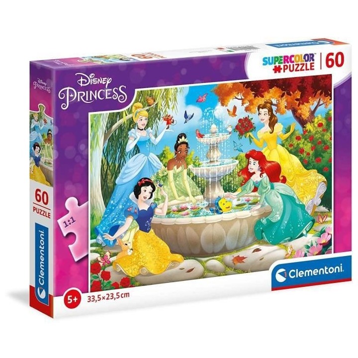 Clementoni - 60 pieces - Princesses