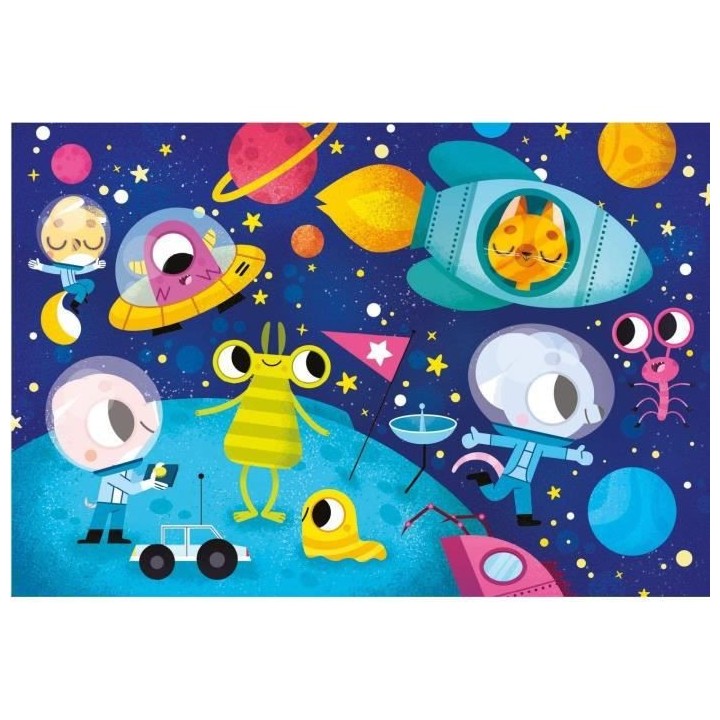 Clementoni - 60 pieces Maxi - Outer Space