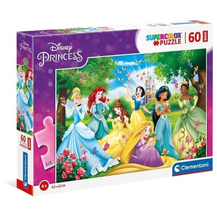 Clementoni - 60 pieces Maxi - Princess