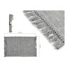 Tapis Gris Coton 100 % coton