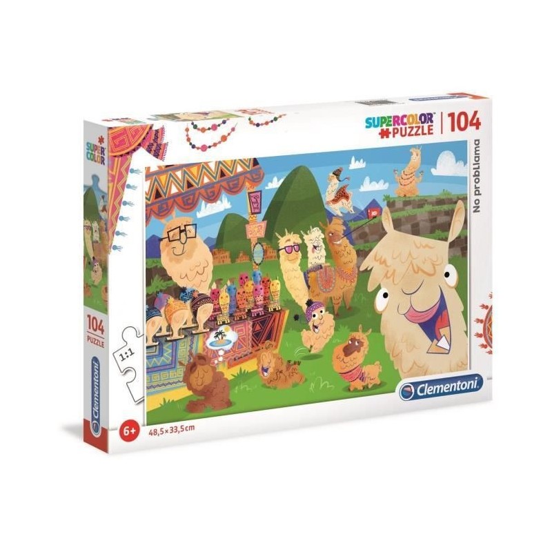 Clementoni - 104 pieces - Le Lama