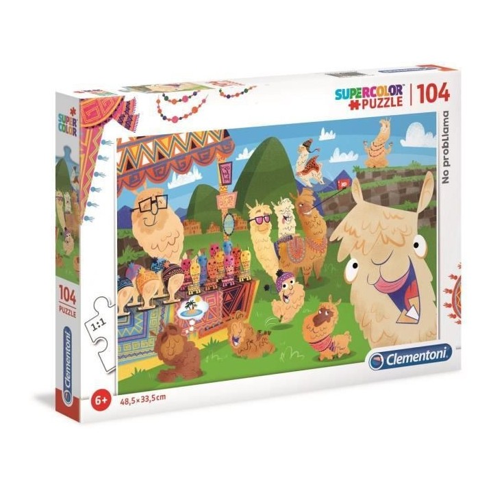 Clementoni - 104 pieces - Le Lama