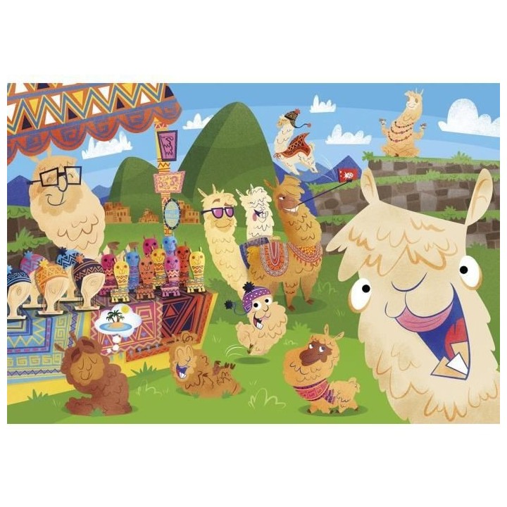 Clementoni - 104 pieces - Le Lama