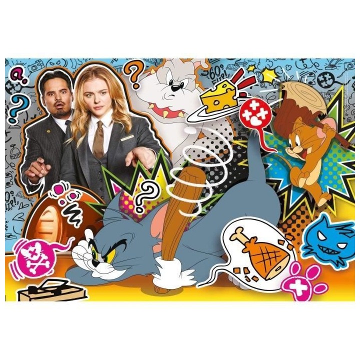 Clementoni - 27515 - SuperColor 104 pieces - Tom & Jerry