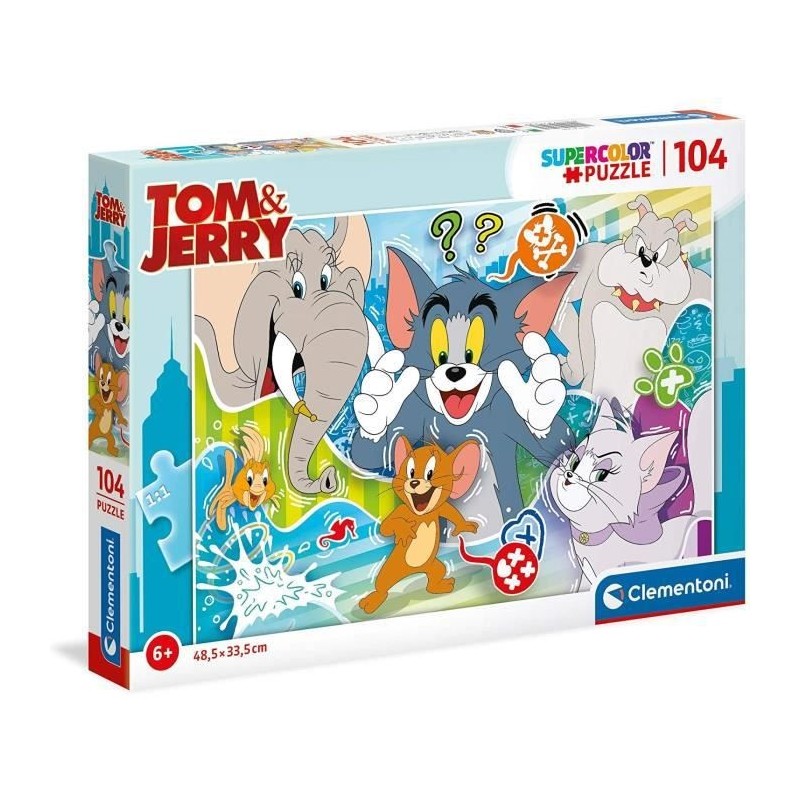 Clementoni - 104 pieces - Tom & Jerry