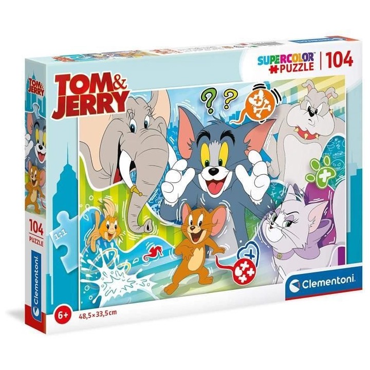 Clementoni - 104 pieces - Tom & Jerry