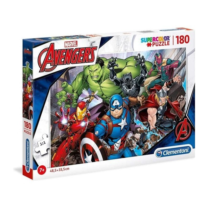 Clementoni - 29107 - SuperColor 180 pieces - Avengers