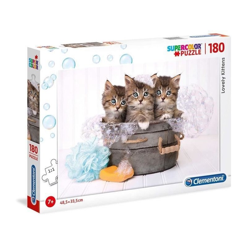 Clementoni - 180 pieces - Lovely Kittens