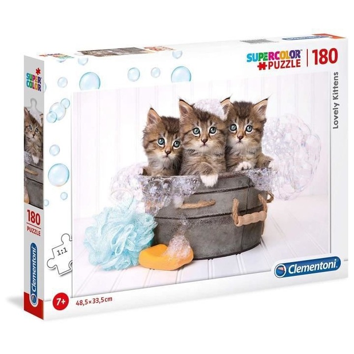 Clementoni - 180 pieces - Lovely Kittens