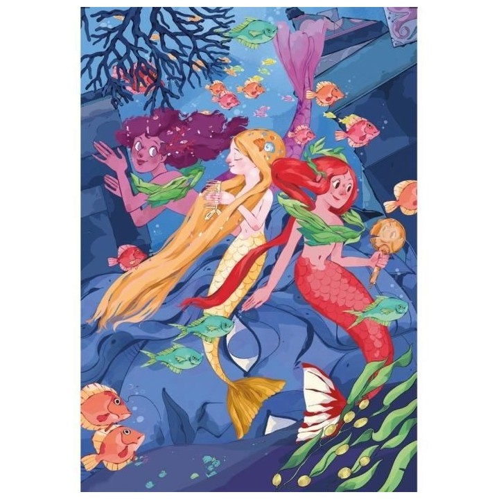 Clementoni - 29307 - SuperColor 180 pieces - Sirenes