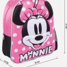 Cartable 3D Minnie Mouse Rose 25 x 31 x 10 cm