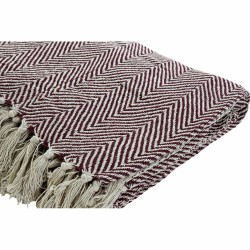 Couverture DKD Home Decor Frange 150 x 200 x 1 cm (2 Unités)