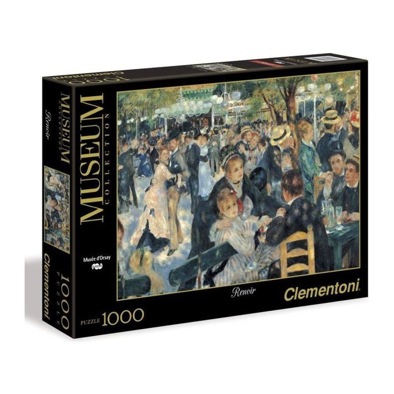 Clementoni - Museum 1000 pieces - Renoir : Bal du moulin de la Galette