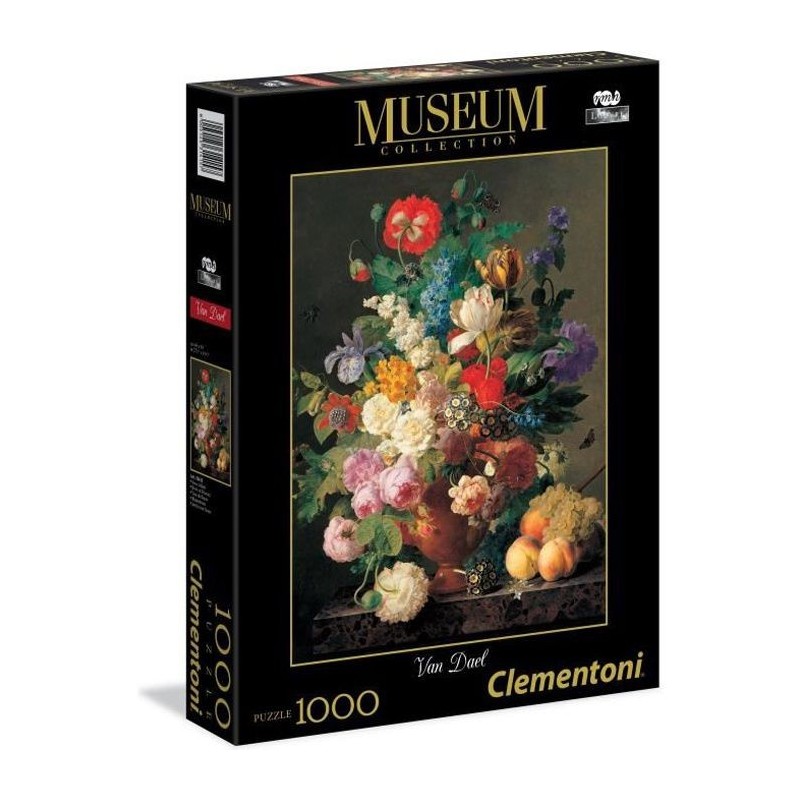 Clementoni - Museum 1000 pieces - Van Dael : Vase de Fleur