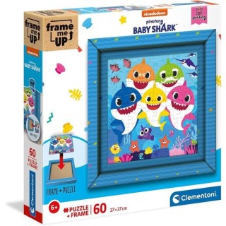Clementoni - Frame Me Up 60 pieces - Baby Shark
