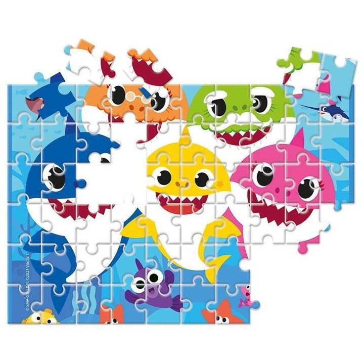 Clementoni - Frame Me Up 60 pieces - Baby Shark