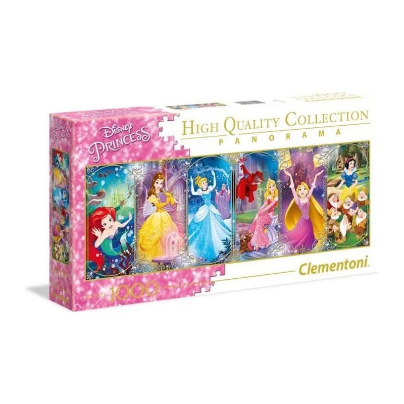 Clementoni - Panorama 1000 pieces - Disney Princess