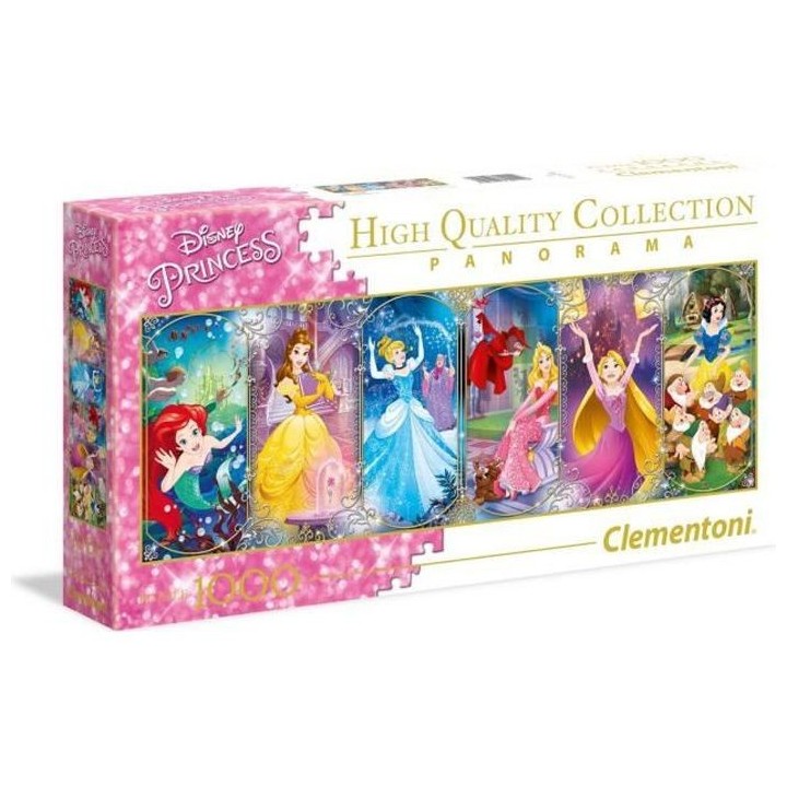 Clementoni - Panorama 1000 pieces - Disney Princess