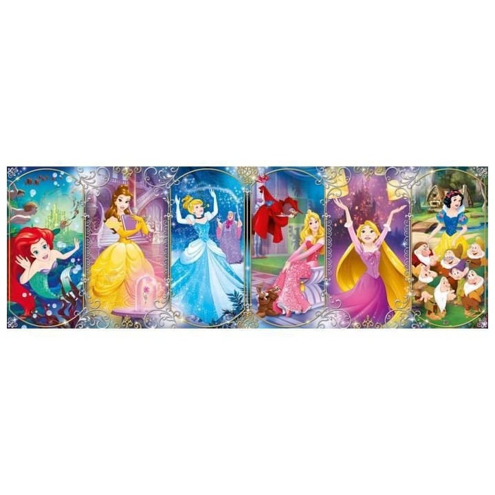 Clementoni - Panorama 1000 pieces - Disney Princess