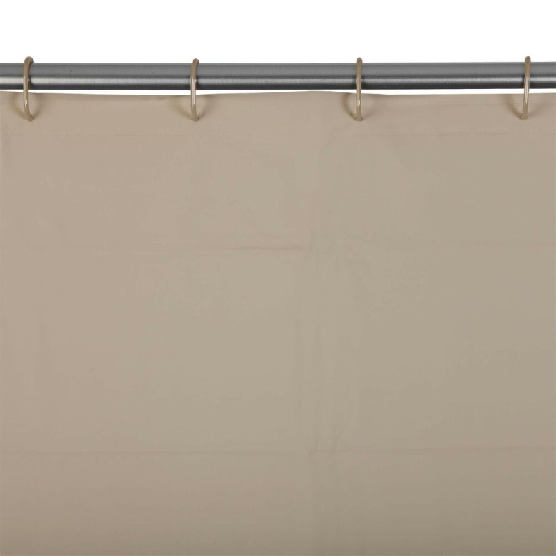 Rideau de Douche Versa Beige PVC (180 x 180 cm)