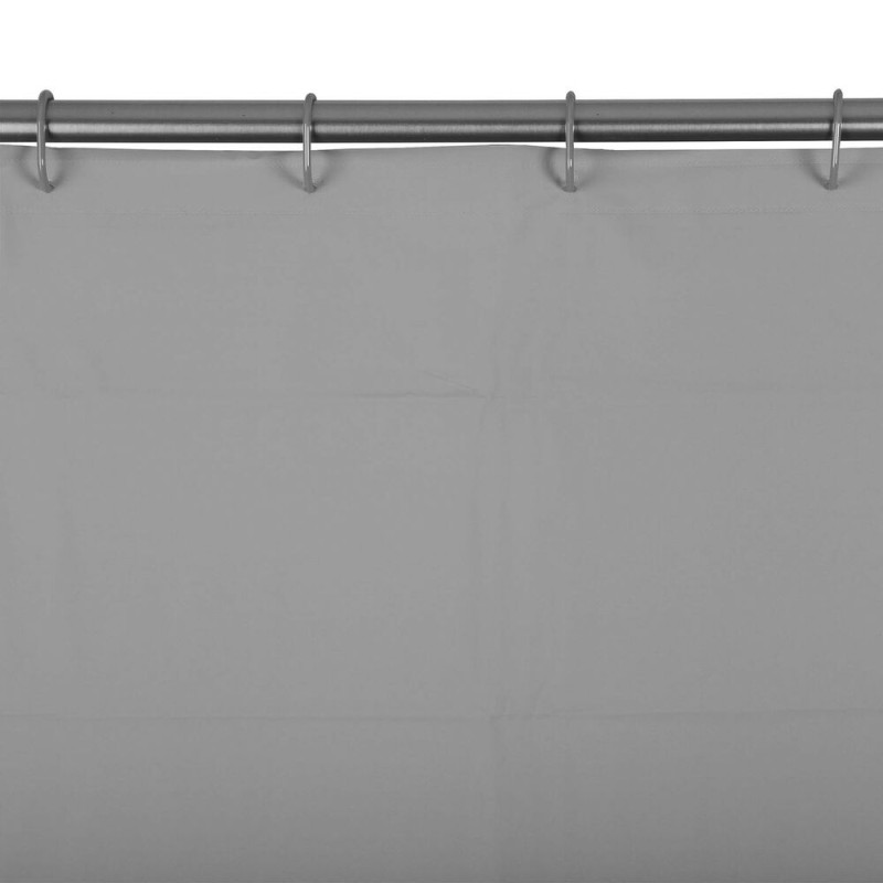 Rideau de Douche Versa Gris PVC (180 x 180 cm)