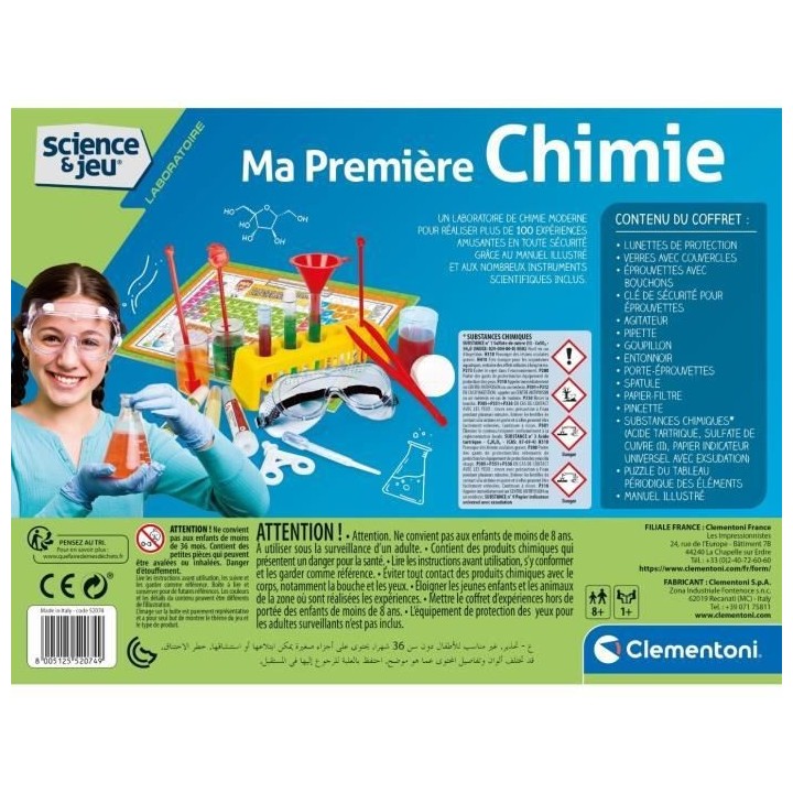 Clementoni - Science & Jeu - Ma premiere chimie