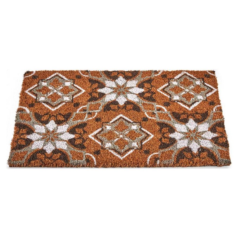 Paillasson Marron Carrelage Fibres de coco (40 x 1,5 x 60 cm)