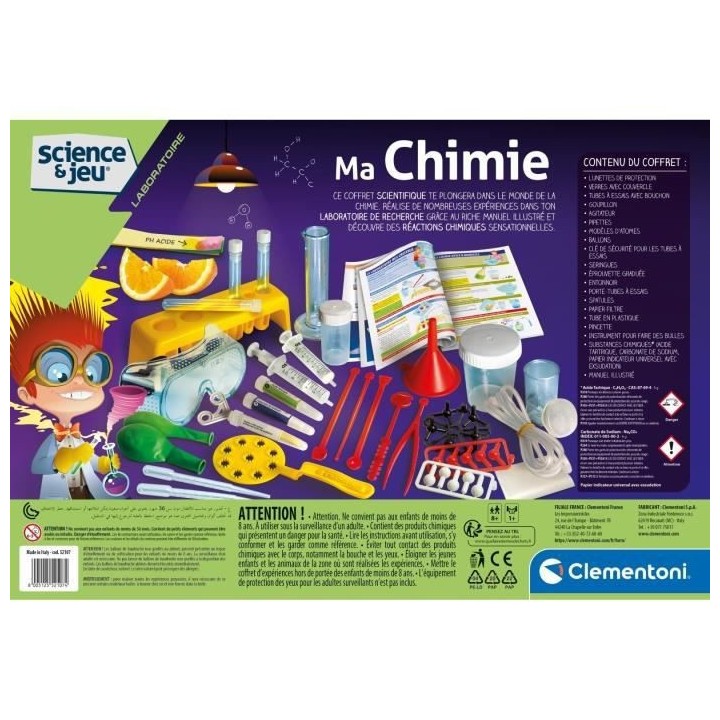 Clementoni - Science & Jeu - Ma chimie