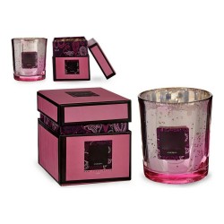 Bougie Parfumée Fragrum Fraise Crème Rose (9 x 10 x 9 cm)