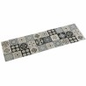 Chemin de Table Versa Mosaïque Noir Polyester (44,5 x 0,5 x 154 cm)