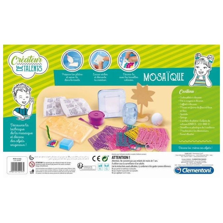 Clementoni - Créateur de Talents - Mosaique