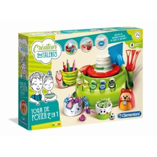 Clementoni - Créateur de Talents - Tour de potier 2 en 1