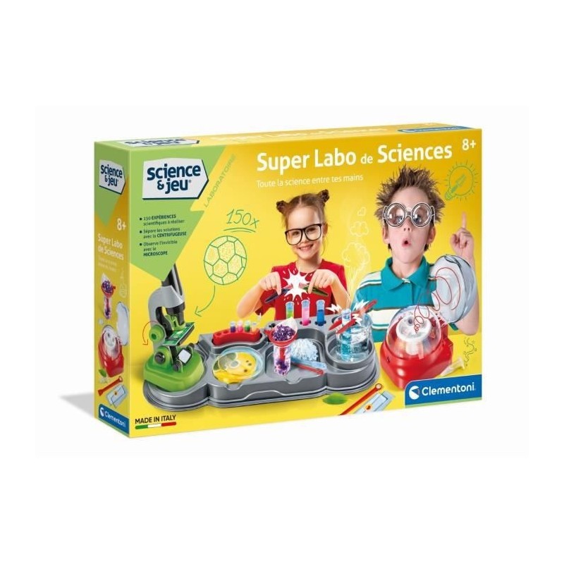 Clementoni - Science & Jeu - Super labo de sciences