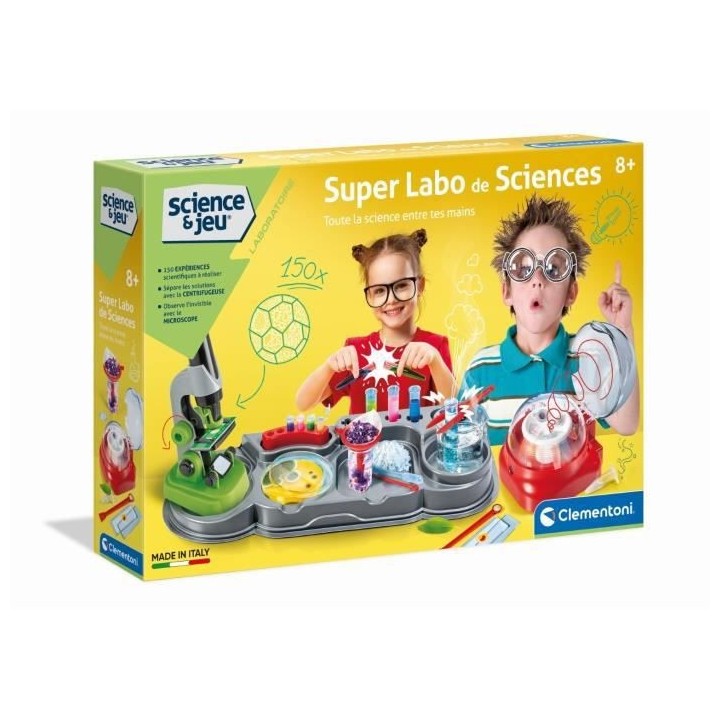 Clementoni - Science & Jeu - Super labo de sciences