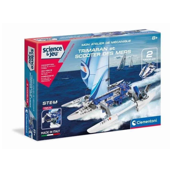 Clementoni - Science & Jeu - Trimaran & Scooter des Mers