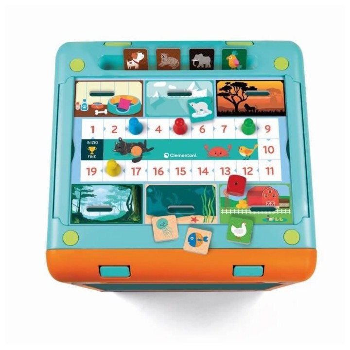 Éducation Clementoni - Le cube des jeux