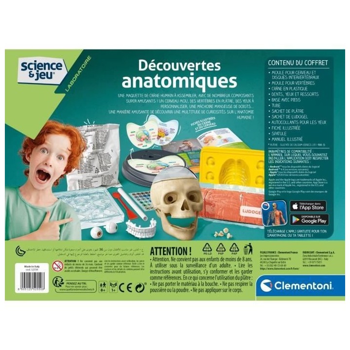 Clementoni - Science & Jeu - Découvertes anatomiques