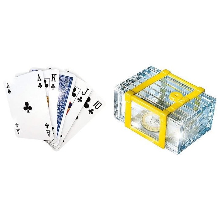 Clementoni - Mes tours de magie - Cartes magiques et coffre-fort