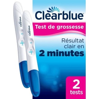 CLEARBLUE Test de grossesse - Pratique et rapide - Pack 2 tests